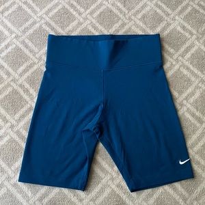 Nike Dri-Fit Blue Bike Shorts